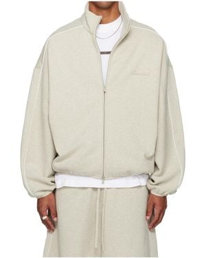Fear Of God Logo Zip-Up Track Jacket - White