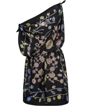 Versace Printed Dress - Black