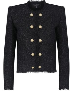 Balmain Long-Sleeved Jacket - Black