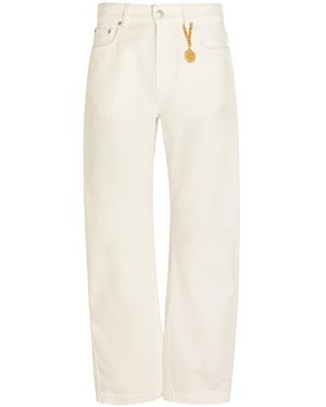 Stella McCartney Mid-Rise Jeans - White