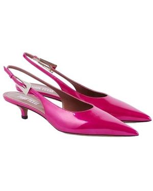 Paris Texas Jessica Patent Leather Slingback Pumps - Pink