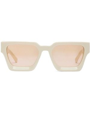 Represent Thickrim Square Sunglasses - White
