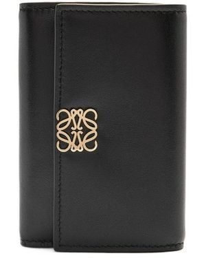 Loewe Anagram Puffer Foldover Wallet - Black