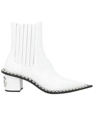 Dolce & Gabbana Twotone Chelsea Boots - White