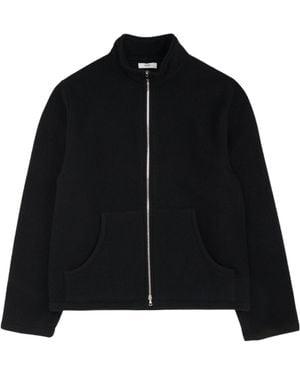 Rier Wool Fleece Jacket - Black