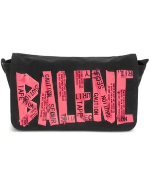 Balenciaga Logo-Print Shoulder Bag - Red