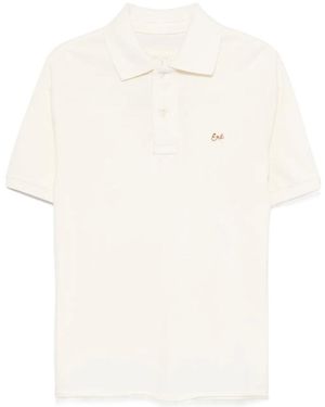 ERL Embroidered Logo Polo Shirt - White