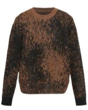 AllSaints Storm Patterned Knitwear - Grey