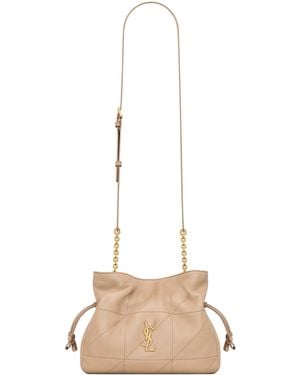 Saint Laurent Jamie Shoulder Pouch - Natural
