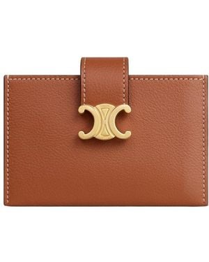 Celine Accordeon Card Holder Nino - Brown