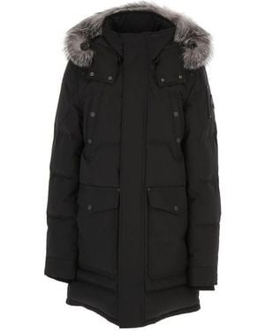 Moose Knuckles Big Ridge Parker Down Jacket - Black