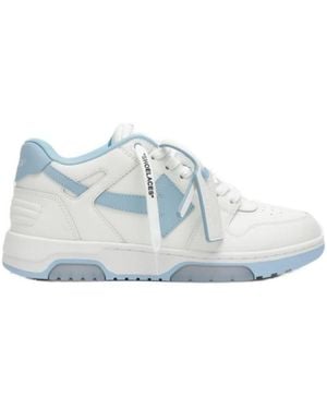 Off-White c/o Virgil Abloh Out Of Office Lace-Up Sneakers - Blue