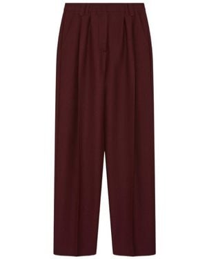 Marella Wide-Leg Trousers - Purple