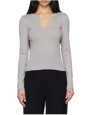 Flore Flore Iman Long-Sleeve T-Shirt - Grey