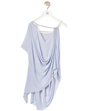 Loewe Chain Draped Top - Blue