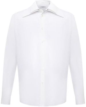 Valentino Button-Up Long-Sleeved Shirt - White