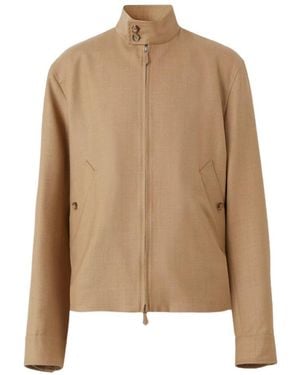Burberry Goldsmith Zipped Jacket - Natural