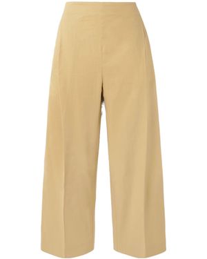 TOVE Ornella Wide-Leg Trousers - Natural