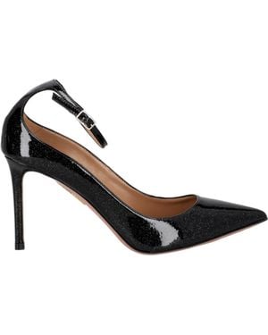 Aquazzura Ankle-Strap Pointed Heeled Court Shoes - Multicolour