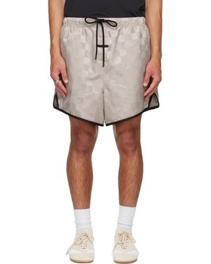 Fear Of God Chequered Gym Shorts - Multicolour
