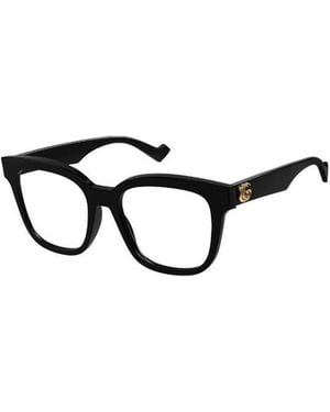 Gucci Double G Square-Frame Optical Glasses - White