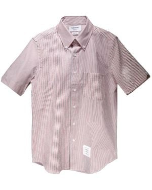 Thom Browne Funmix Striped Shirt - Purple
