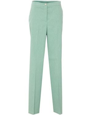 Pinko Jacopone Wide-Leg Trousers - Green