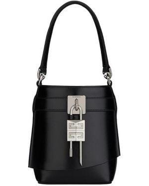Givenchy Shark Lock Micro Top Handle Bag - Black
