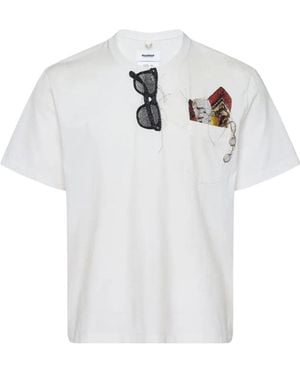 Doublet Trompe L'Oeil Embroidered T-Shirt - White