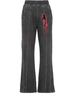 DIESEL P-Anta Embellished Pants - Gray