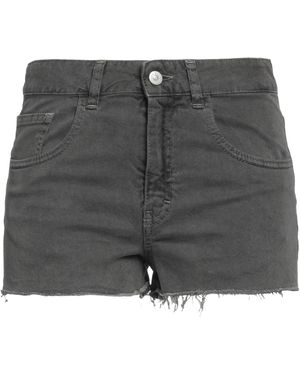 MM6 by Maison Margiela Fashionable Coloured Denim Hot Trousers - Grey
