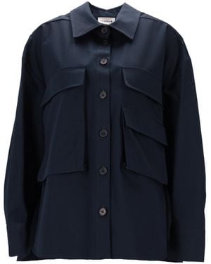 P.A.R.O.S.H. Button-Down Shirt - Blue