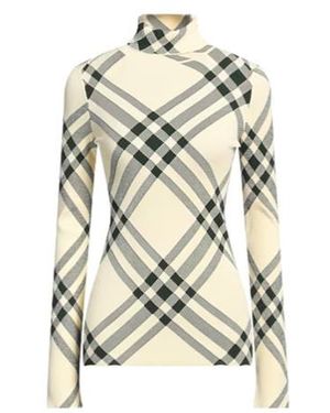 Burberry Turtleneck Sweater - White