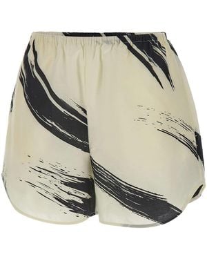 Loulou de Saison Nilo Elasticated Printed Shorts - Multicolour