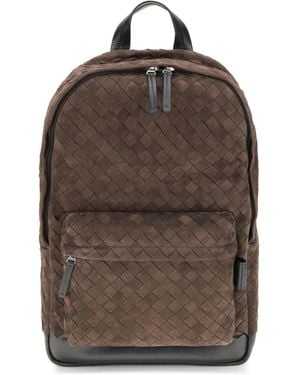 Bottega Veneta Intrecciato Backpack - Brown