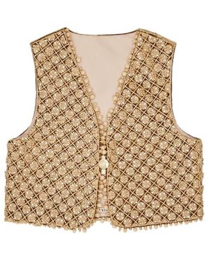 Roger Vivier Waistcoat - Natural