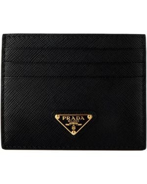 Prada Logo Card Holder - Black