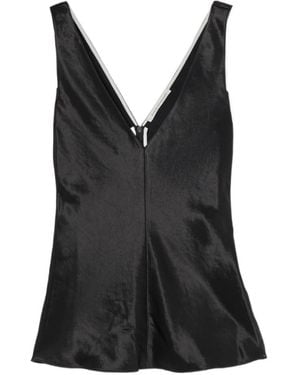 Agolde V-Neck Vest - Black
