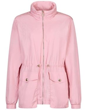 Liu Jo Packable Drawstring Coats - Pink