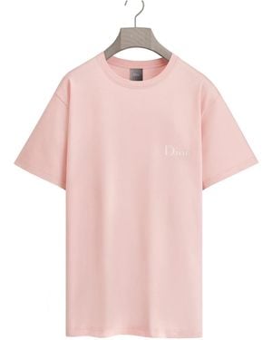 Dior T-Shirt With Embroidery, Relaxed Fit - Pink