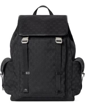 Gucci Gg Large Backpack - Black