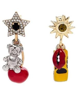 Marc Jacobs Trinket Charm Cluster Earrings - White