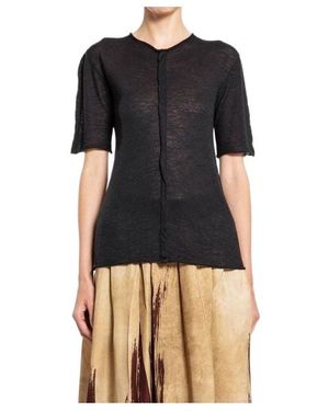 Uma Wang Round Neck Jumper - Black