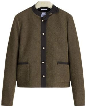 Dior Cropped Jacket - Green