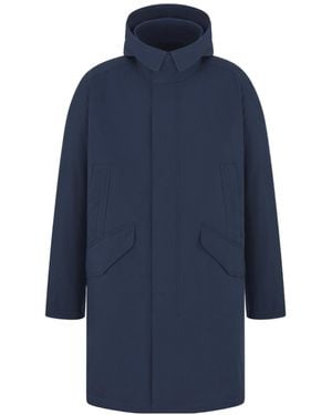 Dior And Hylton Nel Hooded Parka - Blue
