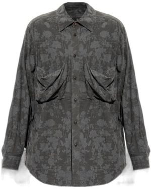 Vivienne Westwood Achilles Floral Oversized Shirt - Grey
