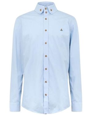 Vivienne Westwood Long Sleeve Shirt - Blue