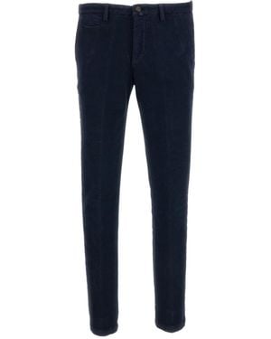 Briglia 1949 Casual Pants With Belt Loops - Blue