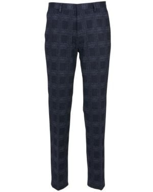 BOSS Casual Trousers With Belt Loops - Blue