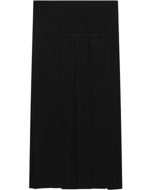 Alaïa Pleated Skirt - Black